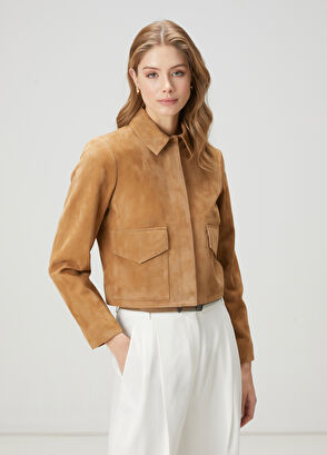 Beymen Club Beige Suede Jacket - 4