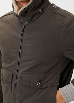 Brunello Cucinelli Dark Brown Coat - 5