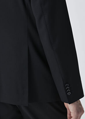 Drop 7 Siyah Yün Takım Elbise - Görsel 8