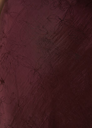 Beymen Club Çiçek Jakarlı Maxi Evaze Etek - 6