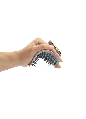 Manta Hair Pulse Grey Rose Gold Vibrating Scalp Massage Brush - 8