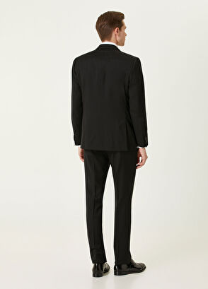 Siyah Yün Takım Elbise - Görsel 6