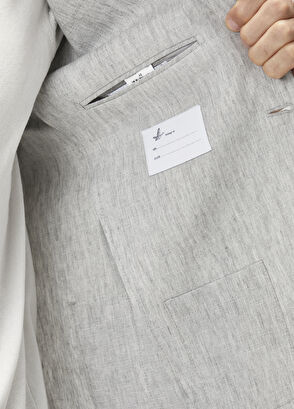 Beymen Club Gray Linen Jacket - 8