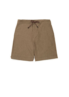 Beymen Club Mink Seersucker Textured Shorts - 6
