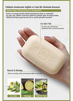 Nesti Dante Luxury <not>Hemp</not> Soothing Vegan Care Bar Soap 250 g - 3