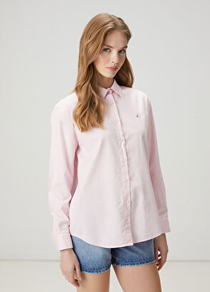 Beymen Club Light Pink Oxford Shirt - 6