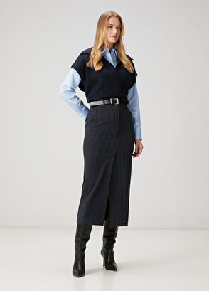 Beymen Club Lacivert Polo Süveter - 3