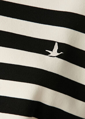 Beymen Club Siyah Ekru Çizgili Kazak - 7