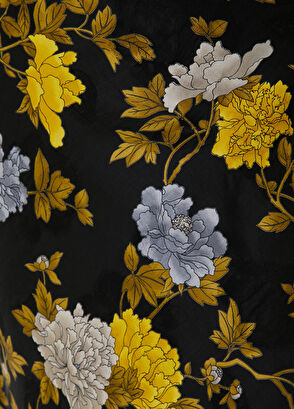 Siyah Desenli Midi Evaze Etek Beymen Club Siyah Desenli Midi Evaze Etek - 4