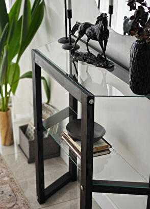 Neostill Trapezoid Anthracite Solid Dresser - 6