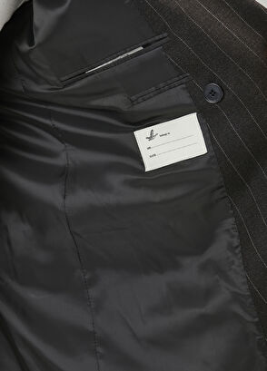 Beymen Club Anthracite Striped Wool Jacket - 7