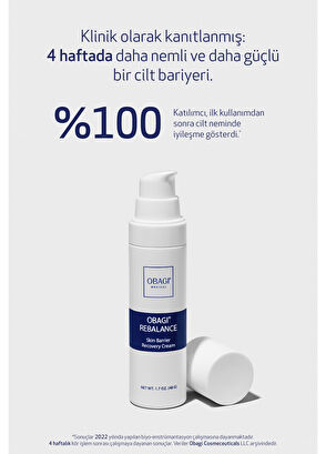 Obagi Medical Rebalance Skin Barrier Recovery Cream Nemlendirici Yüz Kremi 48 gr - 4