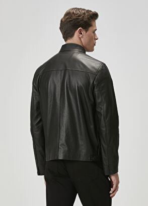 Beymen Club Black Leather Jacket - 7