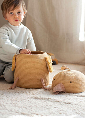 Lorena Canals Chicken Charlie Çocuk Odası Düzenleyici Sepet - 8