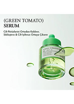 Fully Green Tomato Gözenek Arındırıcı Cilt Serumu 30 ml - 5