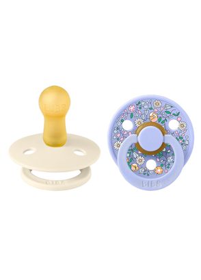 Bibs X Liberty Colour Chloe Meadow Ivory Kauçuk 2'li Emzik - 3