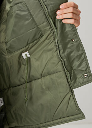 Alpha Industries Haki Kapüşonlu Parka - 10