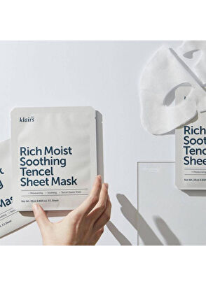Klairs Rich Moist Soothing Tencel Sheet Mask Ultra Nemlendirici Maske 25ml - 4