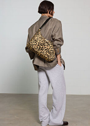 Wouf Feline Hobo Patterned Women's Shoulder Bag - 4