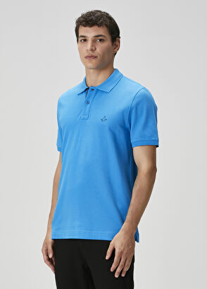Beymen Club Comfort Fit Kobalt Polo Yaka T-shirt - 4