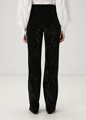 Beymen Club Black Embellished Velvet Evening Dresses - 7