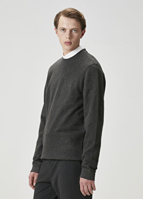 Beymen Club Anthracite Long Sleeve T-Shirt - 4