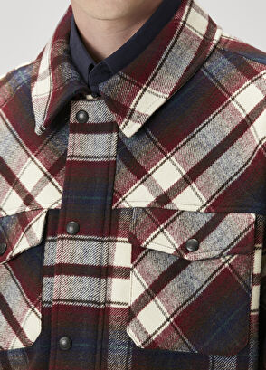 Beymen Club Red Plaid Pattern Outer Shirt - 8