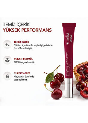 Aurelia Genève Glossy Plump Lip Balm SPF50 - Black Cherry Pop - 7