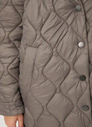 Beymen Club Gri Kapüşonlu Kaban - 6