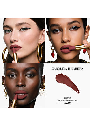 Carolina Herrera Fabulous Kiss The Lipstick Matte Brown Fundamental - 6