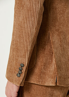 Beymen Club Deve Tüyü Kruvaze Kadife Blazer - 8