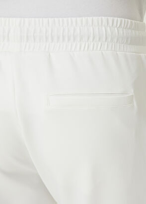 Beymen Club Beyaz Kaz Çizgi Detaylı Scuba Jogger Eşofman Altı - 5