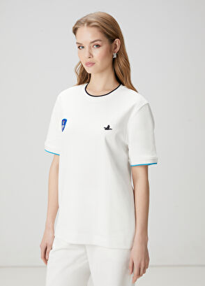 Beymen Club x Anadolu Efes Beyaz Pike T-shirt - 9