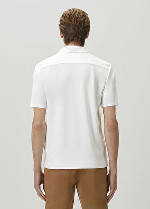 Beymen Club Off-White Rope Detail Slim Fit Polo T-Shirt - 5