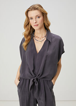 Beymen Club Anthracite Blouse - 3