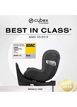 Cybex Sirona Zi i-size Plus İsofixli 360° Dönebilen Adac Ödüllü 0-18 kg Autumn Gold Bebek Oto Koltuğu - 8
