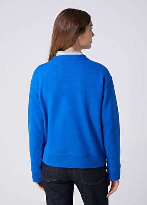 Beymen Club Cobalt Basic Sweatshirt - 6