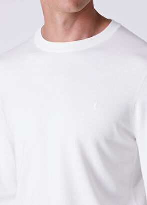Beymen Club Off-White Basic Sweater - 7
