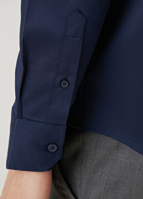 Beymen Club Comfort Fit Navy Blue Shirt - 6