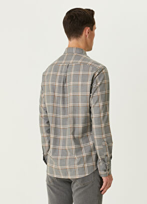 Beymen Club Comfort Fit Gri Ekose Gömlek - 5