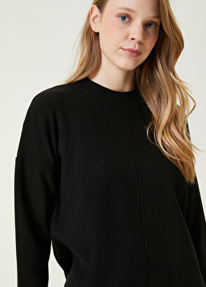 Beymen Club Siyah Nervürlü Kazak - 4