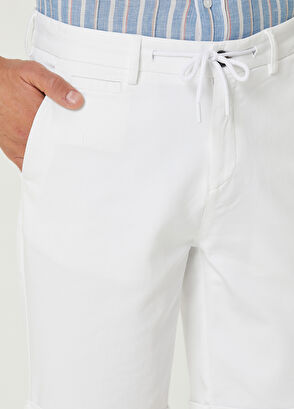 Beymen Club Beyaz Şort - 4