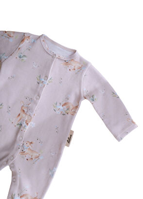 Lilou Atelier Macey Bej Unisex Bebek Organik Pamuk Tulum - 5