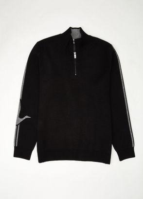Beymen Club Black Goose Jacquard Sweater - 6