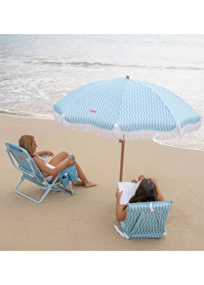 Flamingueo Caramel Mavi Plaj ve Bahçe Şemsiyesi - 8