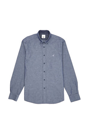 Beymen Club Comfort Fit Mavi Gömlek - 8