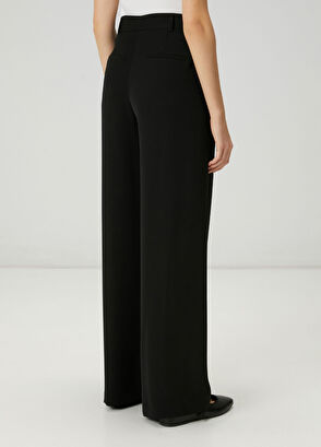 Beymen Club Black Double Pleated Palazzo Trousers - 5