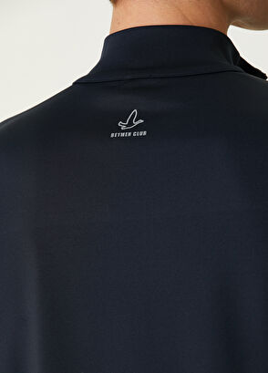 Beymen Club Navy Blue Logo Sweatshirt - 7