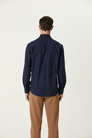 Beymen Club Comfort Fit Lacivert Gömlek - 5