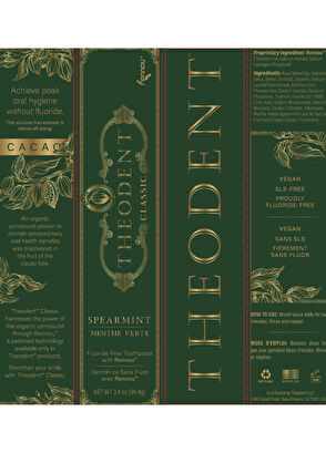 Theodent Classic Spearmint Florürsüz Diş Macunu 96 gr - 7
